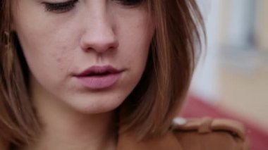 Çok güzel bir kız manken portresi.