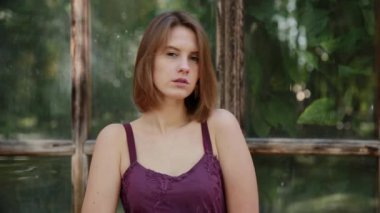 Çok güzel bir kız manken portresi.