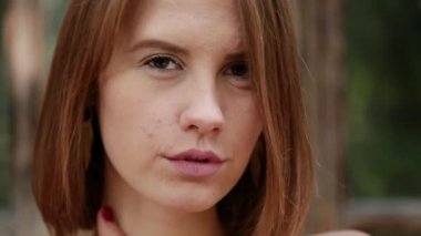 Çok güzel bir kız manken portresi.