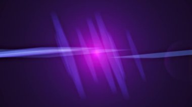 Gerçek anamorfik Mercek parlaması. 4 k görüntüleri.