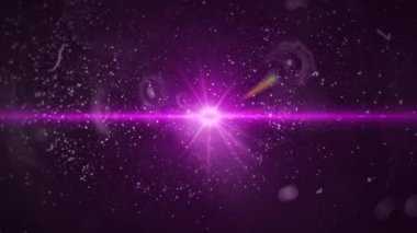 Gerçek anamorfik Mercek parlaması. 4 k görüntüleri.