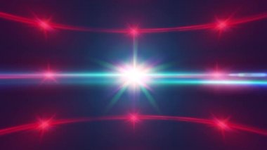 Anamorfik parlama lens arka plan. 4 k video görüntüleri.