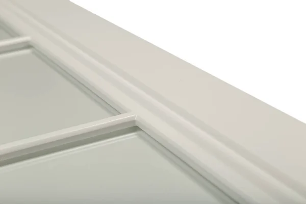 Detail close-up of a white frame facade for the kitchen. — Stock Photo, Image