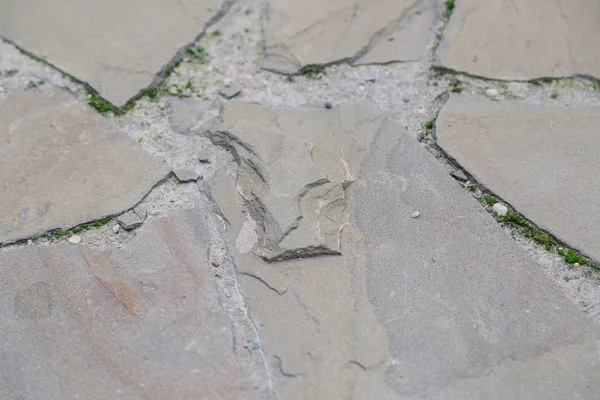 A textura do revestimento de pedra no chão . — Fotografia de Stock