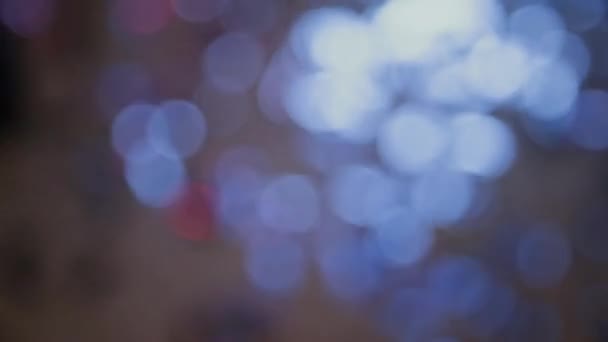 Original beautiful colorful bokeh beautiful designer background. — Stock Video