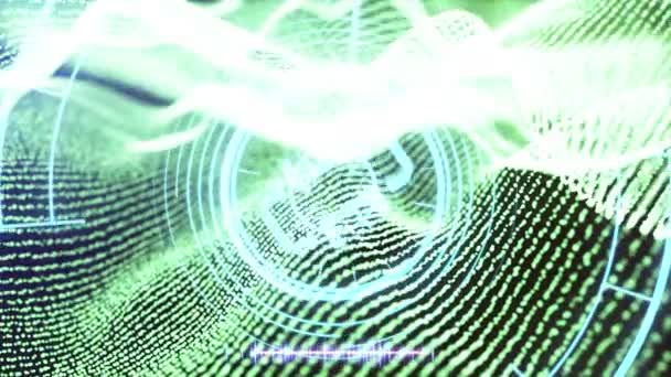 Sci fi futurystyczny interfejs Hud — Wideo stockowe
