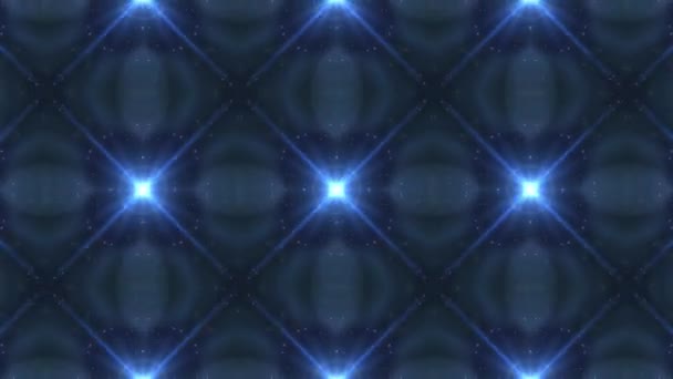 Festival Ultra Music kaleidoskop box pozadí hypnotický box fáze vizuální smyčka barevný pohyb pozadí disco spektrum lehký koncert bodový světelný zdroj abstraktní rámeček vícebarevný pohyb grafika pole stěna — Stock video