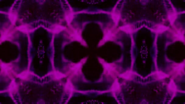 Festival Ultra Music kaleidoskop box pozadí hypnotický box fáze vizuální smyčka barevný pohyb pozadí disco spektrum lehký koncert bodový světelný zdroj abstraktní rámeček vícebarevný pohyb grafika pole stěna — Stock video