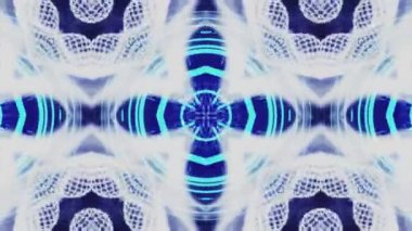 Ultra Music Festival Kaleidoscope box background Hypnotic box stage visual loop wall colorful motion background Disco spectrum light concert spot bulb Abstract box multicolored motion graphic box wall