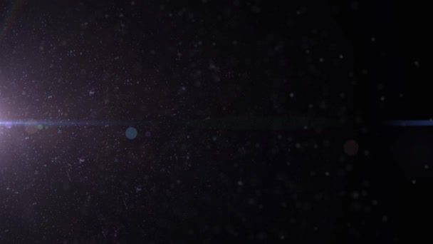 Anamorfik mercek parlaması 3840 x 2160 4k, ışıklar arka plan — Stok video