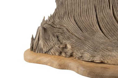 Beyaz bir arka plan üzerinde izole dört eski ahşap panoları. Eski ahşap tahta