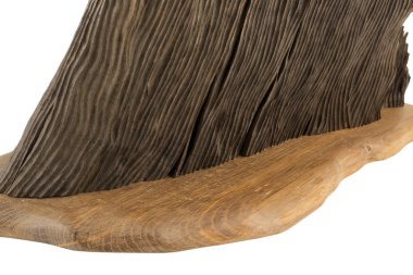 Beyaz bir arka plan üzerinde izole dört eski ahşap panoları. Eski ahşap tahta