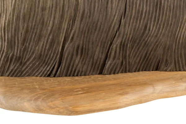 Beyaz bir arka plan üzerinde izole dört eski ahşap panoları. Eski ahşap tahta