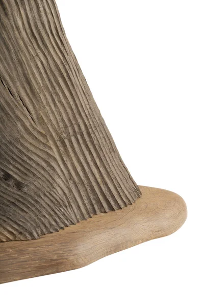 Τέσσερα παλιά ξύλινα κεφαλάρια απομονωθεί σε λευκό φόντο. Παλιά ξύλινη σανίδα — Φωτογραφία Αρχείου