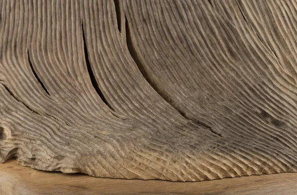 Деревянный текстурированный ручной потрескавшийся фон, старый дуб . — стоковое фото