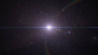 Gerçek Lens Flare atış Studio siyah arka plan üzerinde. Kolay resimlerine yer paylaşımı veya ekran filtresi eklemek.