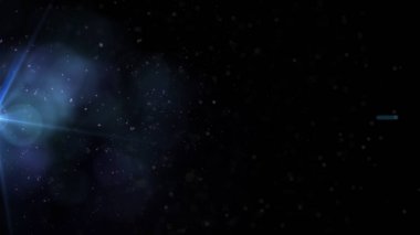 Gerçek Lens Flare atış Studio siyah arka plan üzerinde. Kolay resimlerine yer paylaşımı veya ekran filtresi eklemek.