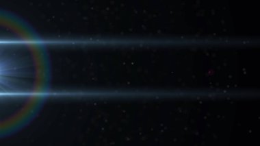 Gerçek Lens Flare atış Studio siyah arka plan üzerinde. Kolay resimlerine yer paylaşımı veya ekran filtresi eklemek.