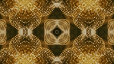 Soyut kaleydoskop arka plan. Güzel çok renkli kaleydoskop doku. Benzersiz ve eşsiz tasarım. Geometrik simetrik süs