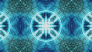 Soyut kaleydoskop arka plan. Güzel çok renkli kaleydoskop doku. Benzersiz ve eşsiz tasarım. Geometrik simetrik süs