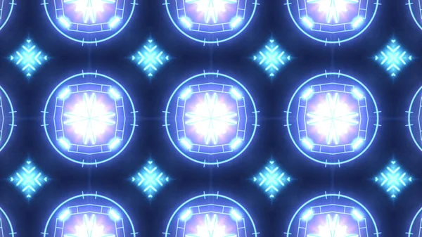Designer abstract background with glowing individual shapes. — Stock Photo, Image