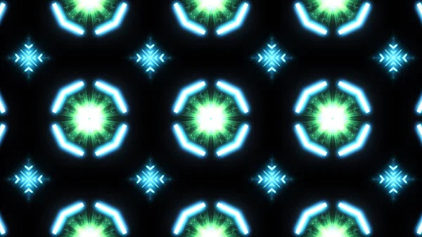 Designer abstract background with glowing individual shapes. — Stock Photo, Image