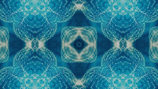 Abstraktní kaleidoskop. Překrásná textura vícebarevná kaleidoskopu. Jedinečný a neupodobitelný design. Geometrická symetrická ozdoba — Stock fotografie