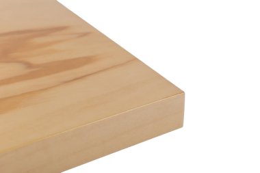 Arka plan veya mutfak için minimalist mobilya cephe kavramı, beyaz bir arka plan üzerinde mobilya iç.