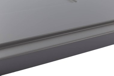 Arka plan veya mutfak için minimalist mobilya cephe kavramı, beyaz bir arka plan üzerinde mobilya iç.