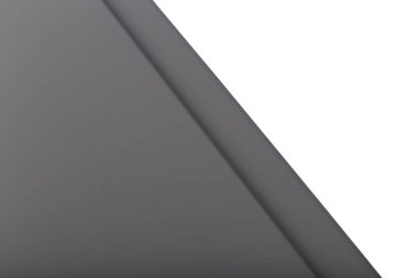 Arka plan veya mutfak için minimalist mobilya cephe kavramı, beyaz bir arka plan üzerinde mobilya iç.