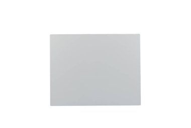 Arka plan veya mutfak için minimalist mobilya cephe kavramı, beyaz bir arka plan üzerinde mobilya iç.