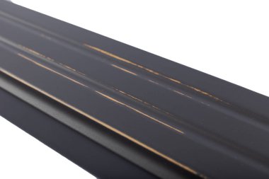 Arka plan veya mutfak için minimalist mobilya cephe kavramı, beyaz bir arka plan üzerinde mobilya iç.