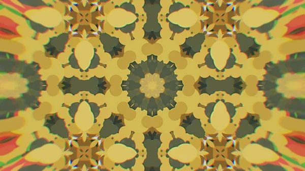 Abstraktní barevné malované kaleidoskopický grafické pozadí. Futuristické psychedelické hypnotické pozadí vzorek s texturou. — Stock fotografie