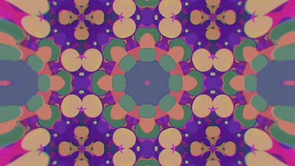 Abstraktní barevné malované kaleidoskopický grafické pozadí. Futuristické psychedelické hypnotické pozadí vzorek s texturou. — Stock fotografie