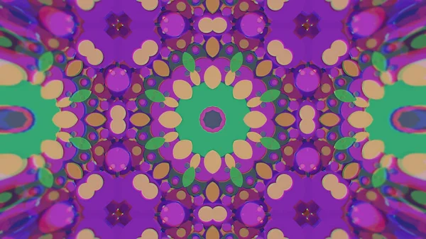 Abstraktní barevné malované kaleidoskopický grafické pozadí. Futuristické psychedelické hypnotické pozadí vzorek s texturou. — Stock fotografie