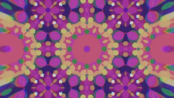 Astratto colorato dipinto caleidoscopico sfondo grafico. Futuristico modello di sfondo ipnotico psichedelico con texture . — Foto Stock