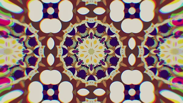 Abstract Colorido pintado Kaleidoscopic Graphic Background. Padrão de fundo hipnótico psicadélico futurista com textura . — Fotografia de Stock