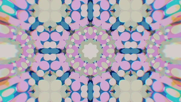 Abstraktní barevné malované kaleidoskopický grafické pozadí. Futuristické psychedelické hypnotické pozadí vzorek s texturou. — Stock fotografie