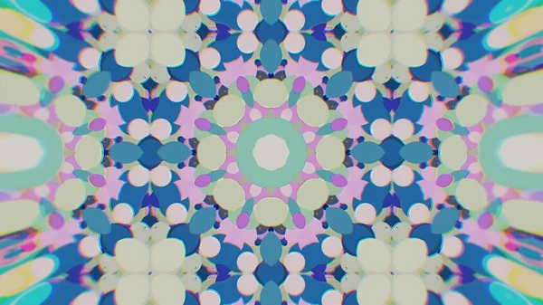 Abstract Colorful Painted Kaleidoscopic Graphic Background. Futuristic Psychedelic Hypnotic Backdrop Pattern With Texture. — Stock Photo, Image