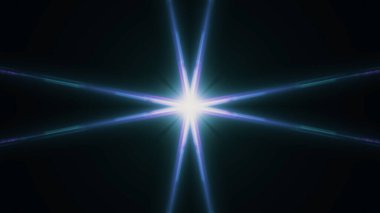 Siyah arka planda ışınlar saçan güzel mercekler..