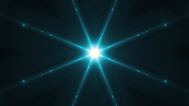 Siyah arka planda ışınlar saçan güzel mercekler..