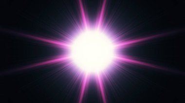 Siyah arka planda ışınlar saçan güzel mercekler..