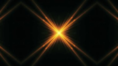 Işınlar ve siyah arkaplan ile güzel tasarım çizimi.
