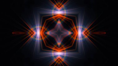 Işınlar ve siyah arkaplan ile güzel tasarım çizimi.