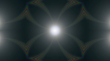 Işınlar ve siyah arkaplan ile güzel tasarım çizimi.