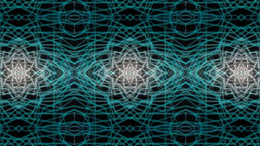 Güzel elementleri olan kaleydoskop tasarımcısı. Yeni eğilimler.