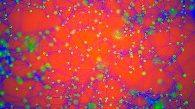 Renk aksanlı güzel geometrik soyut arkaplan.