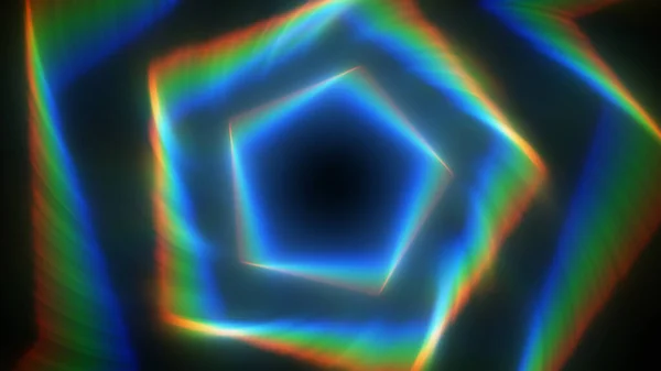 Fundo abstrato geométrico bonito com acentos de cor . — Fotografia de Stock