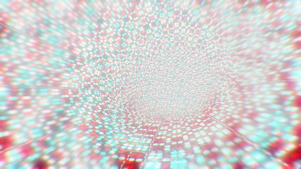 Fundo abstrato circular multicolorido. Túnel de linhas . — Fotografia de Stock
