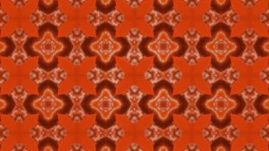 Güzel elementleri olan kaleydoskop tasarımcısı. Yeni eğilimler.